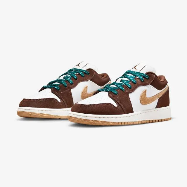 Nike Air Jordan 1 Low GS (Cacao Wow/ Brown/ Twine/ Sail/...