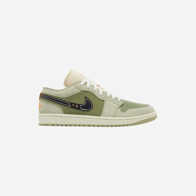 NIKE  AIR JORDAN 1 LOW SE CRAFT SKY J LIGHT OLIVE