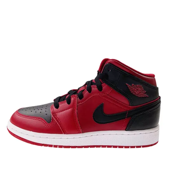 Nike Air Jordan 1 Mid Reverse Bred GS