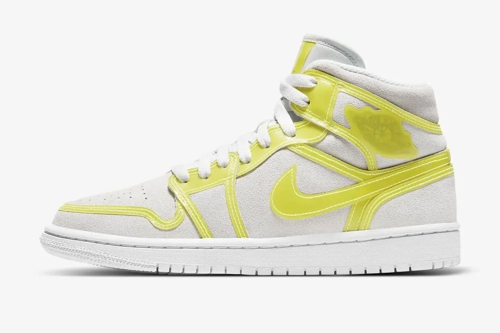 Nike Air Jordan 1 Mid XL Off White Opti Yellow