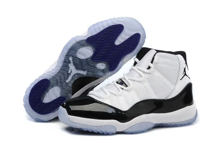 Nike Air Jordan 11 Retro White Black Dark Basketball Men