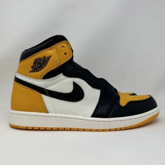 Nike Air Jordan Retro I 1 High OG Taxi Yellow Toe 2022 M...