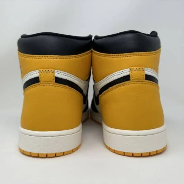 Nike Air Jordan Retro I 1 High OG Taxi Yellow Toe 2022 M...