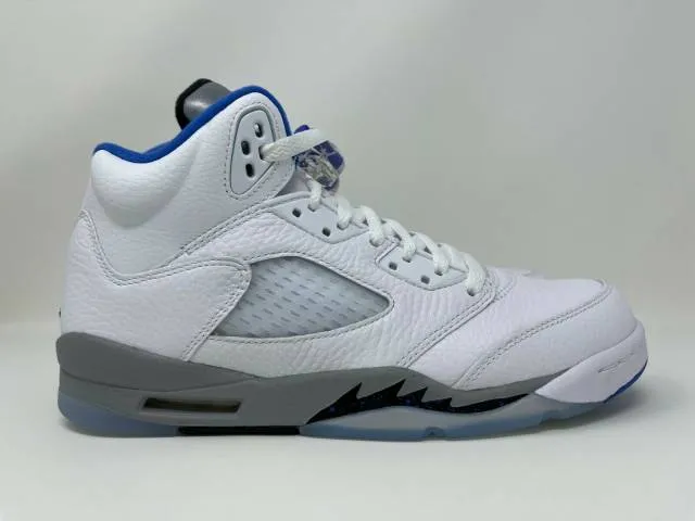 Nike Air Jordan Retro V 5 GS White Stealth 2.0 Grade Sch...