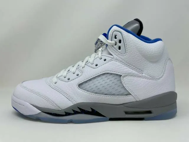 Nike Air Jordan Retro V 5 GS White Stealth 2.0 Grade Sch...