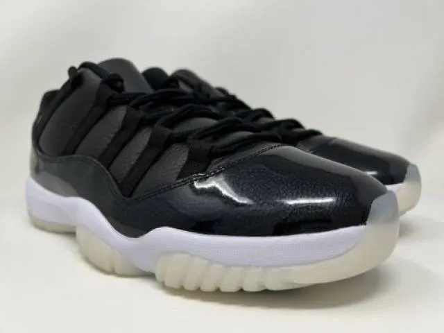 Nike Air Jordan Retro XI 11 Low 72-10 2022 Black Red Men...