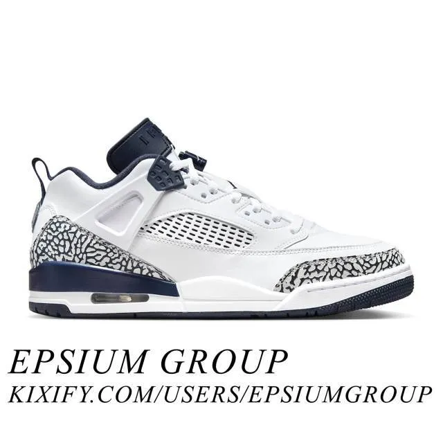 Nike Air Jordan Spizike Low (Obsidian/ White/ Obsidian/ ...