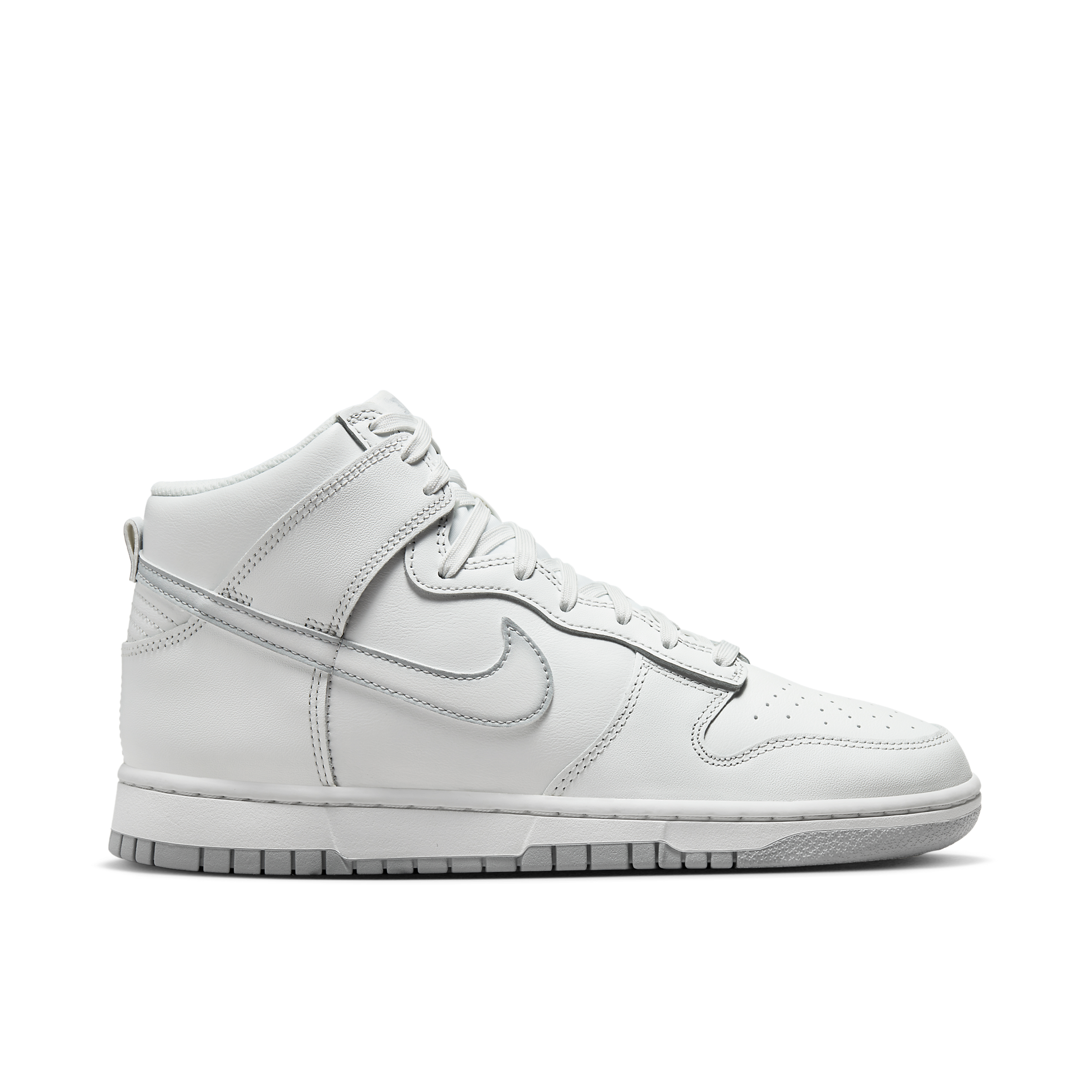 Nike Dunk High Airbrush Swoosh White Wolf Grey | FD6922-100 | Laced