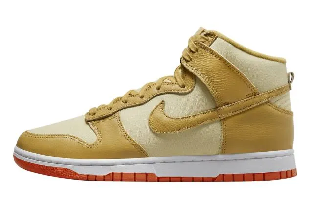 NIKE DUNK HIGH GOLD CANVAS