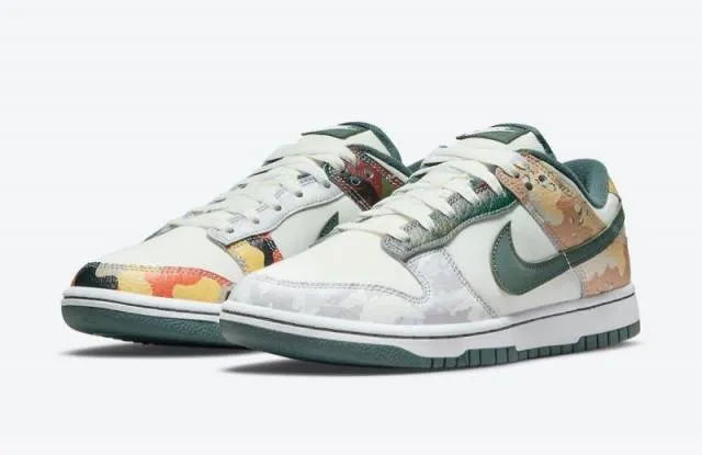 Nike Dunk Low "Sail Multi Camo"