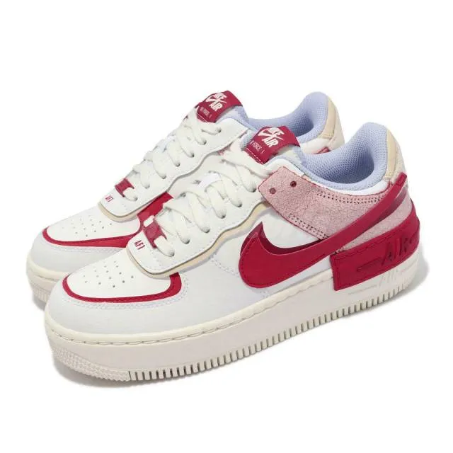 Nike WMNS Air Force 1 Shadow Summit White University Red