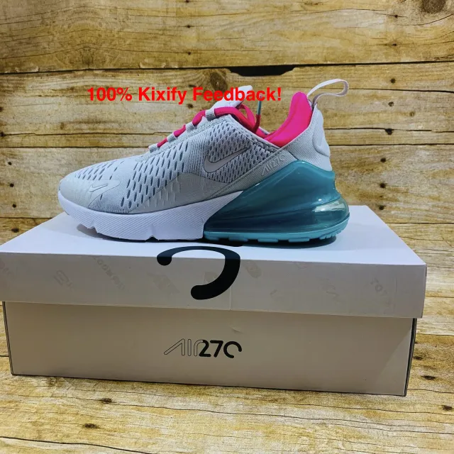 Nike WMNS Air Max 270 Pure Platinum White Pink Blast