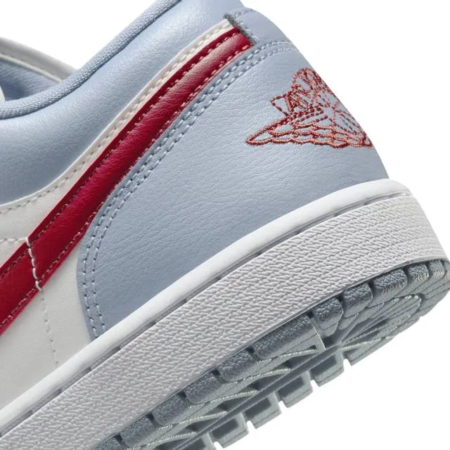 Nike Women's Air Jordan 1 Low (Blue Whisper Dune Red/ Sa...