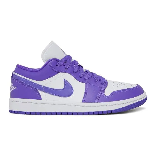 Nike Women's Air Jordan 1 Low (Psychic Purple/ Purple/ A...