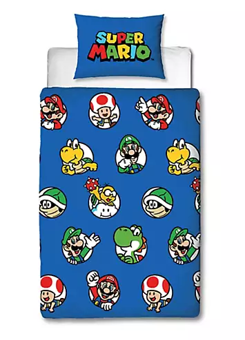 Nintendo Super Mario Continue Duvet Cover Set | Kaleidoscope