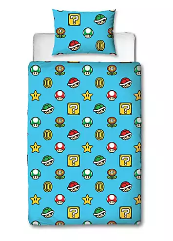 Nintendo Super Mario Continue Duvet Cover Set | Kaleidoscope