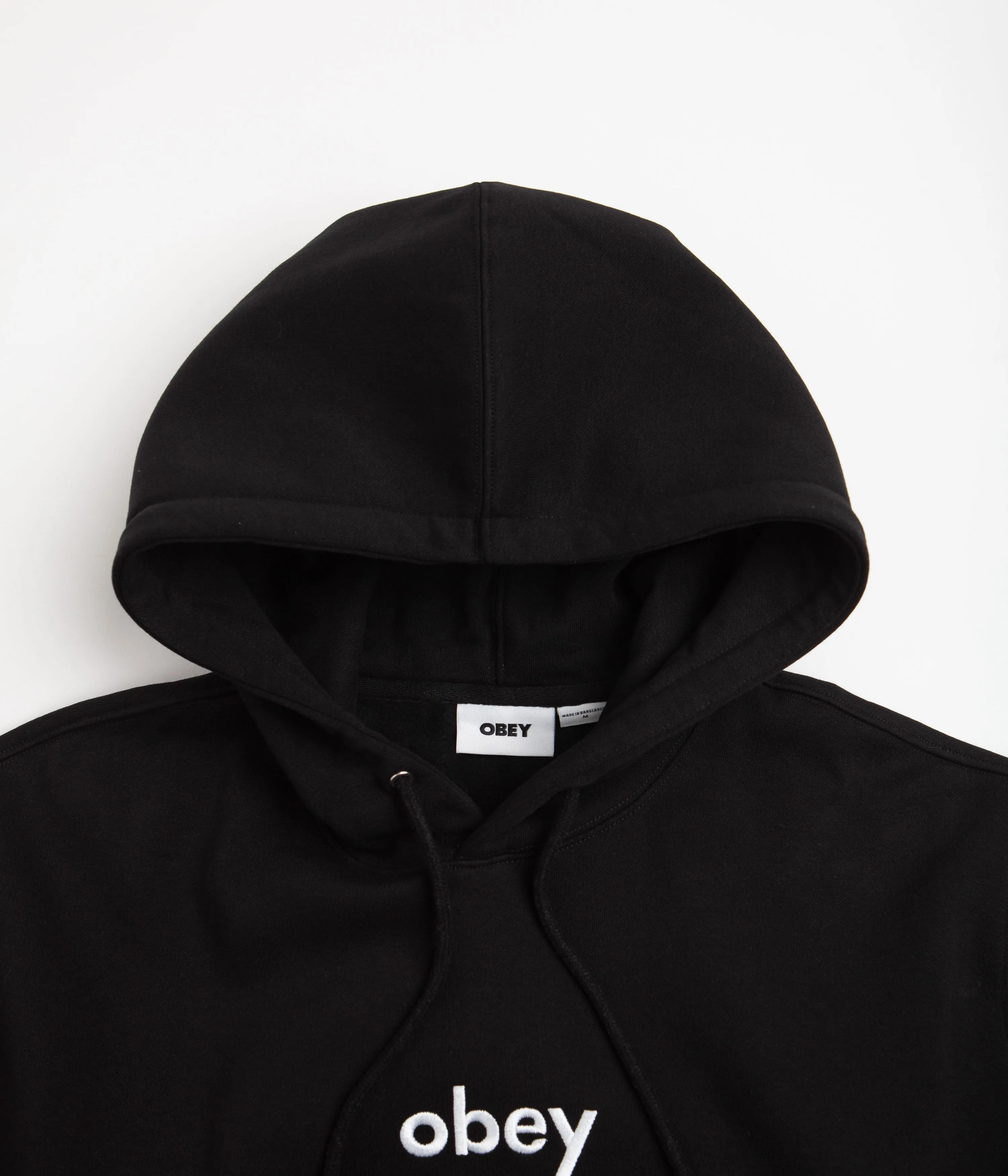 Obey Lowercase Hoodie - Black