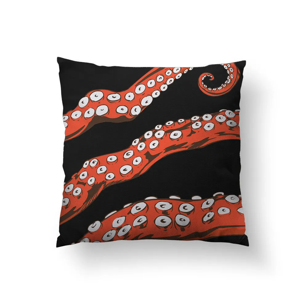 Octohug Throw Pillow