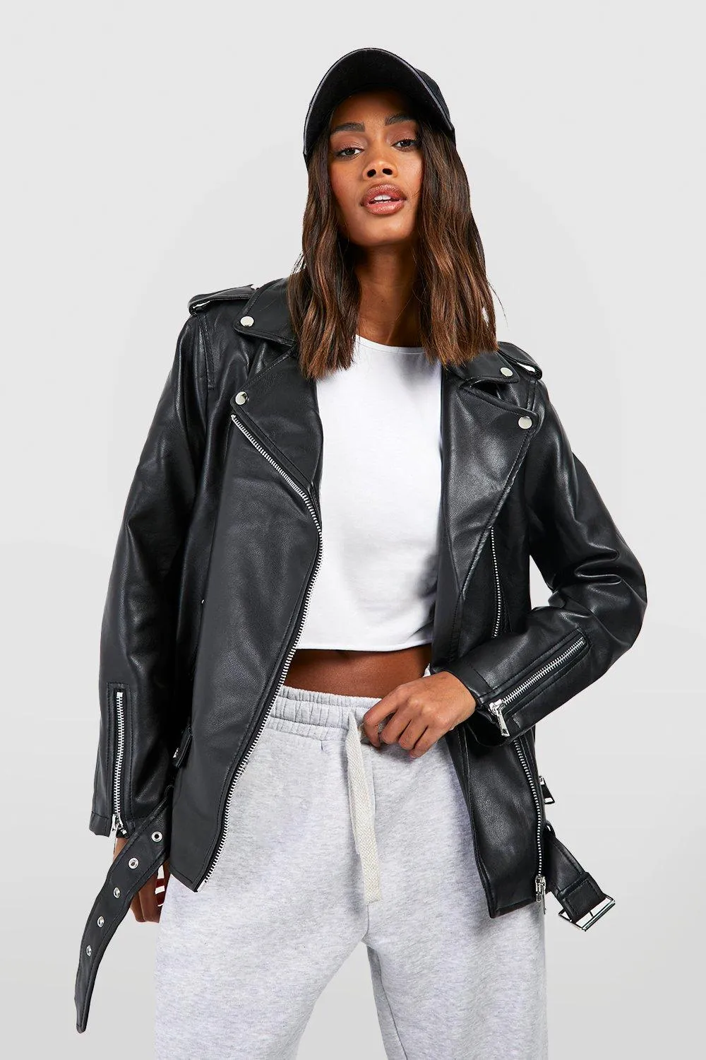 Oversized Moto Jacket