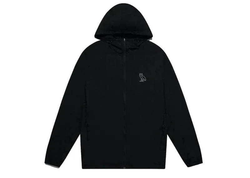 OVO Lightweight Windbreaker Jacket Black