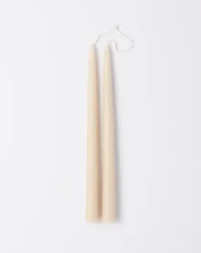 Pair of 12 Taper Candles in Parchment