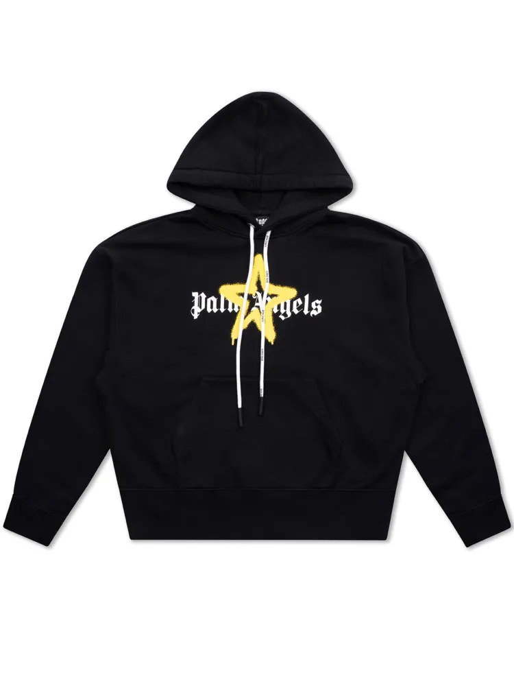 Palm Angels Star Sprayed Hoodie | Credomen