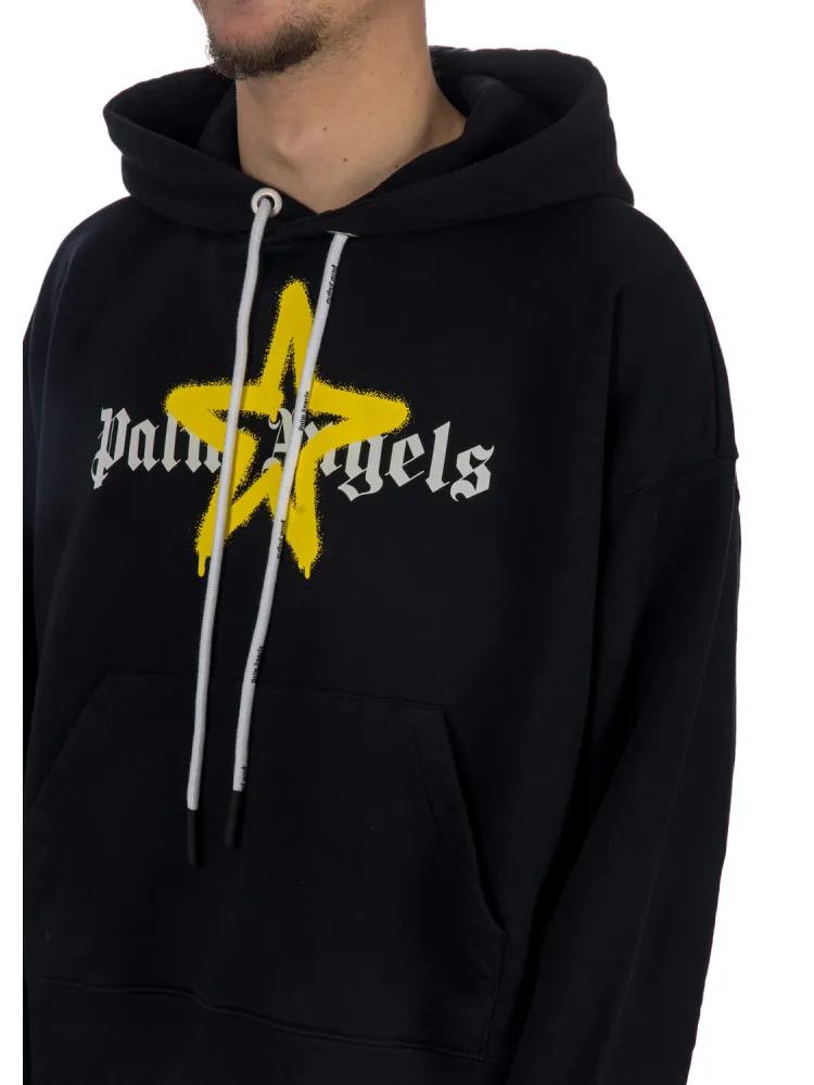 Palm Angels Star Sprayed Hoodie | Credomen