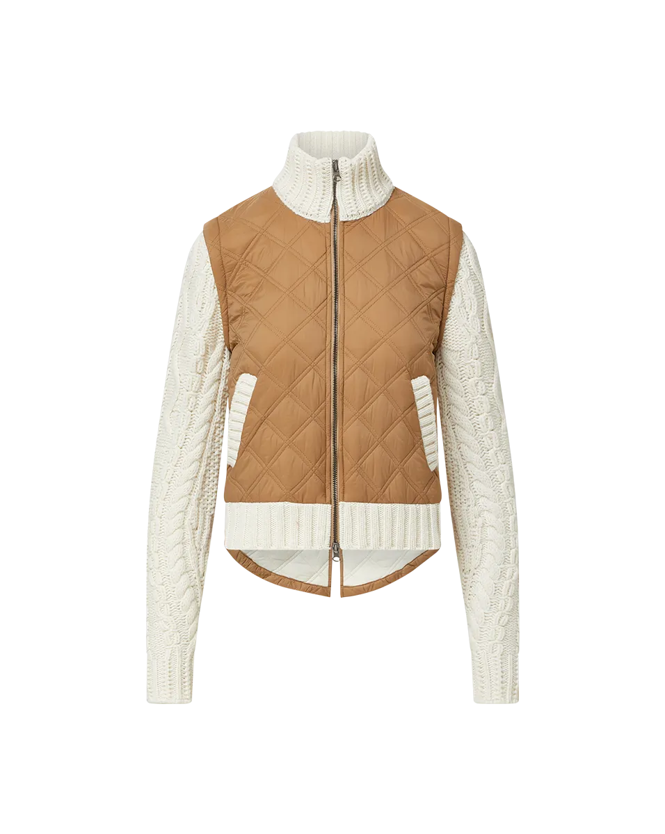 Patra Mixed-Media Jacket