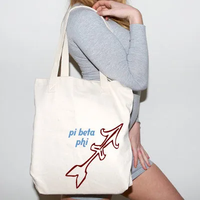 Pi Beta Phi Mascot Printed Tote - 825 - CAD