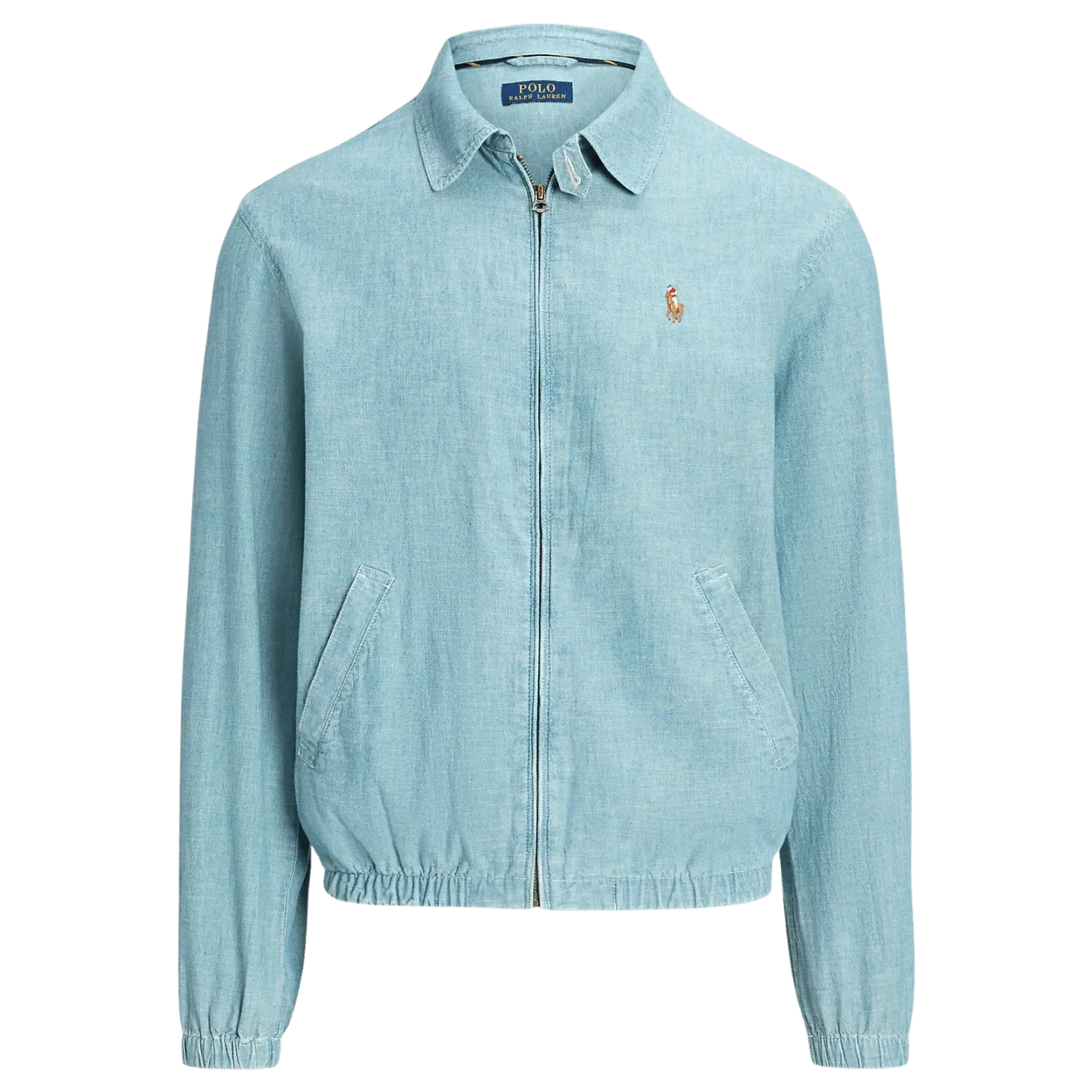 Polo Ralph Lauren Bayport Chambray Windbreaker Jacket