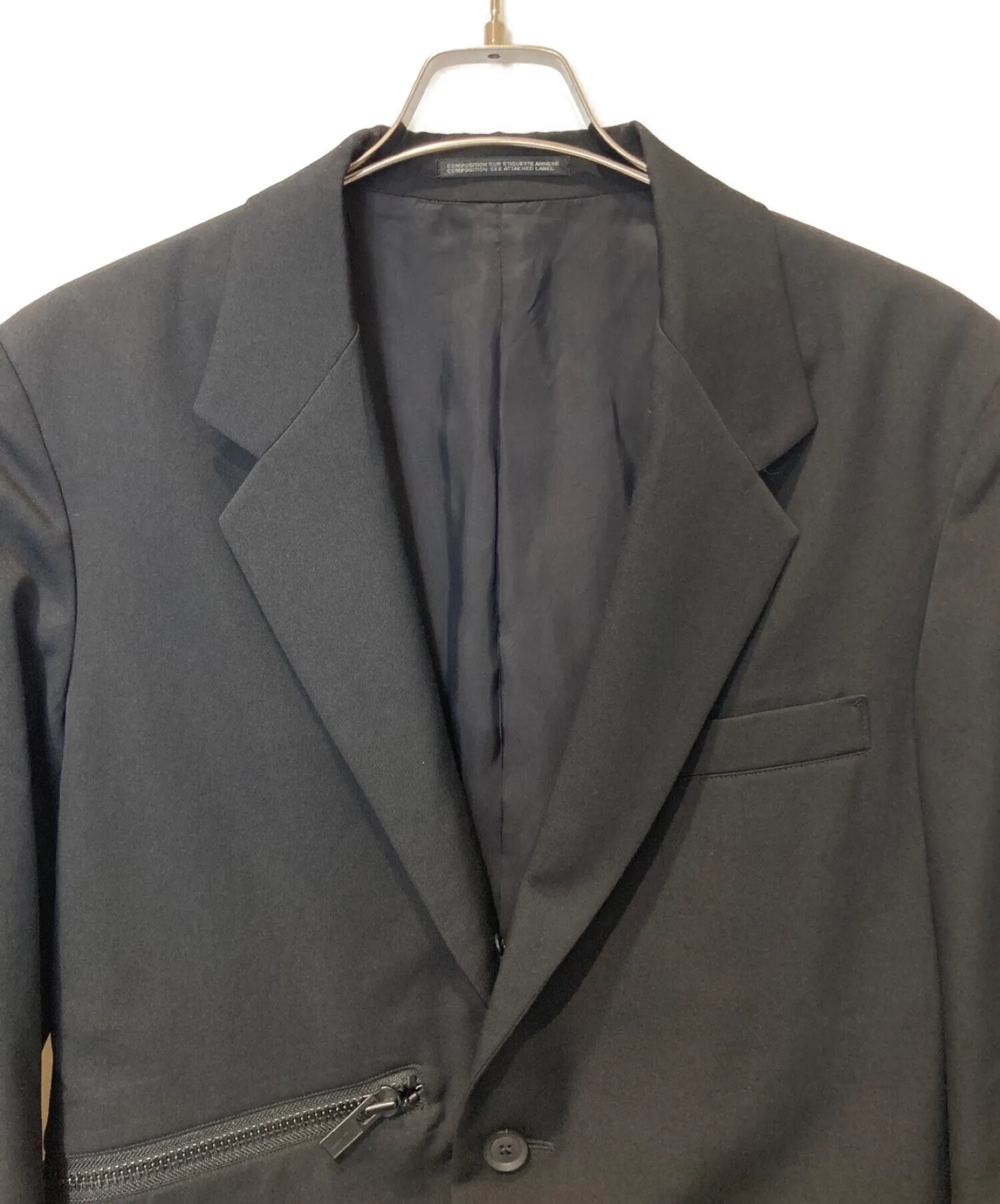 [Pre-owned] Yohji Yamamoto pour homme Jacket with right side zipper HX-J13-100