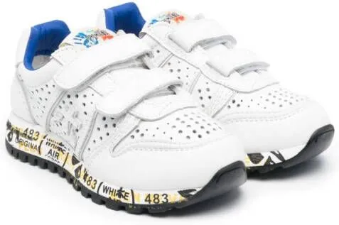 Premiata Kids Sky touch-strap sneakers White