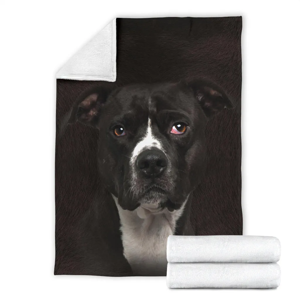 Premium Blanket American Pitbull Terrier 2 Face Hair