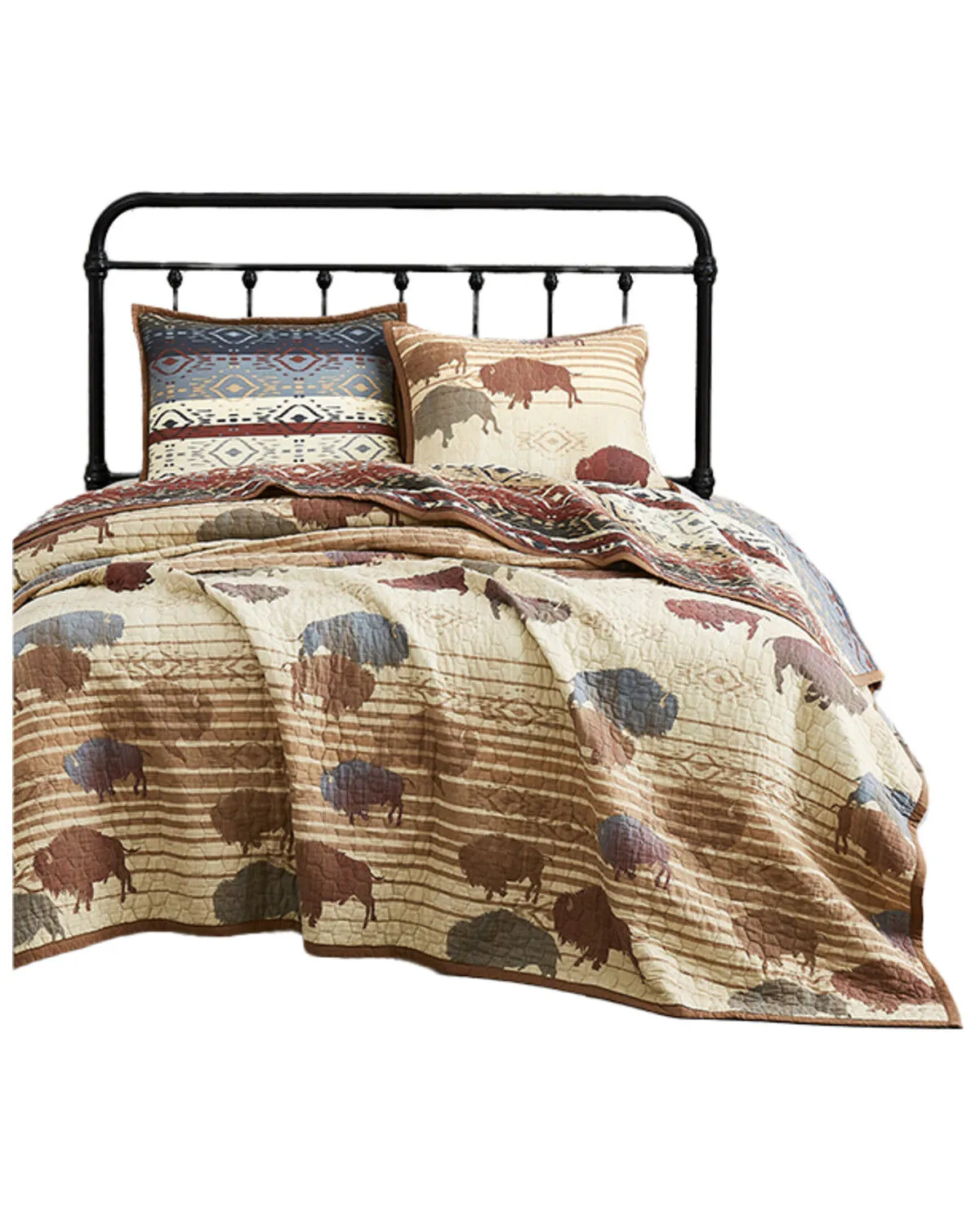 Product Name:  HiEnd Accents 3pc Home On The Range Reversible Quilt Set - Full/Queen