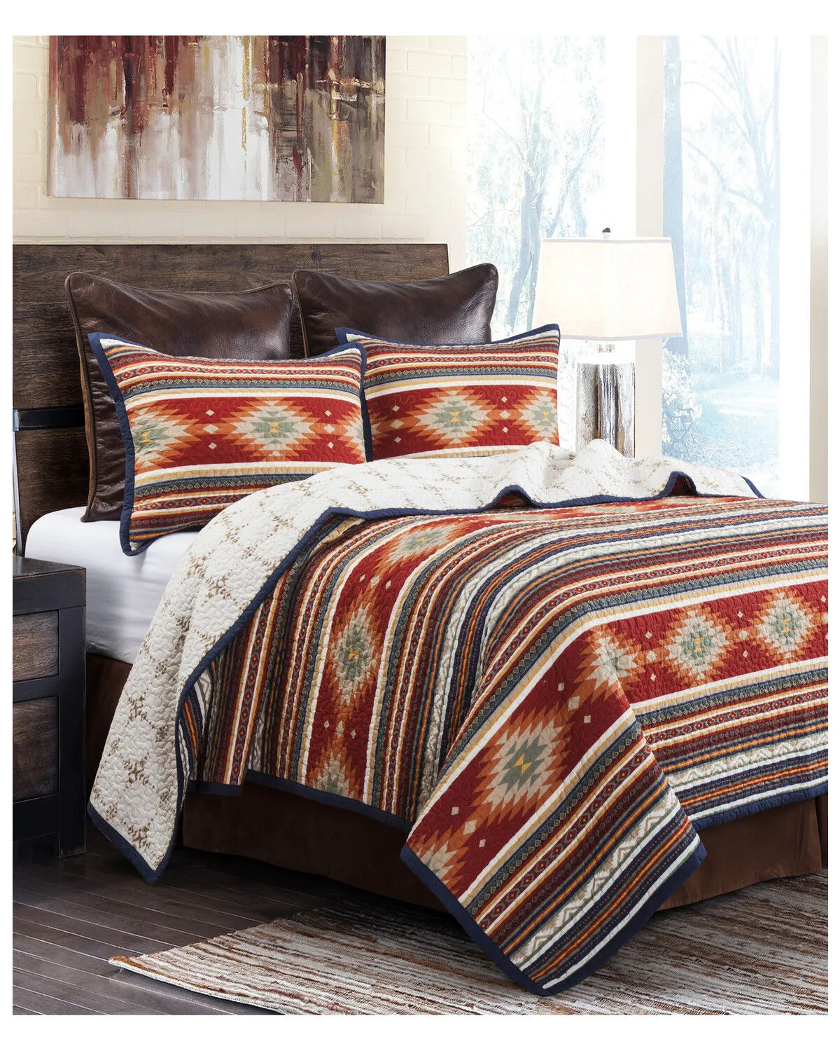 Product Name:  HiEnd Accents Del Sol Quilt Set - Full/Queen