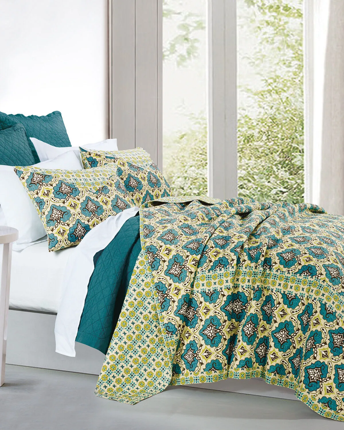 Product Name:  HiEnd Accents Salado 3-Piece Quilt Set - King