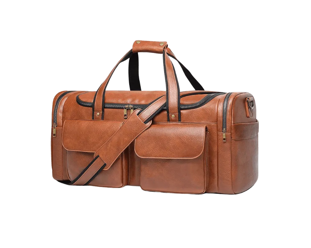 PU Leather Travel Duffle Bag for Men - Horizon Leathers