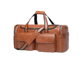 PU Leather Travel Duffle Bag for Men - Horizon Leathers