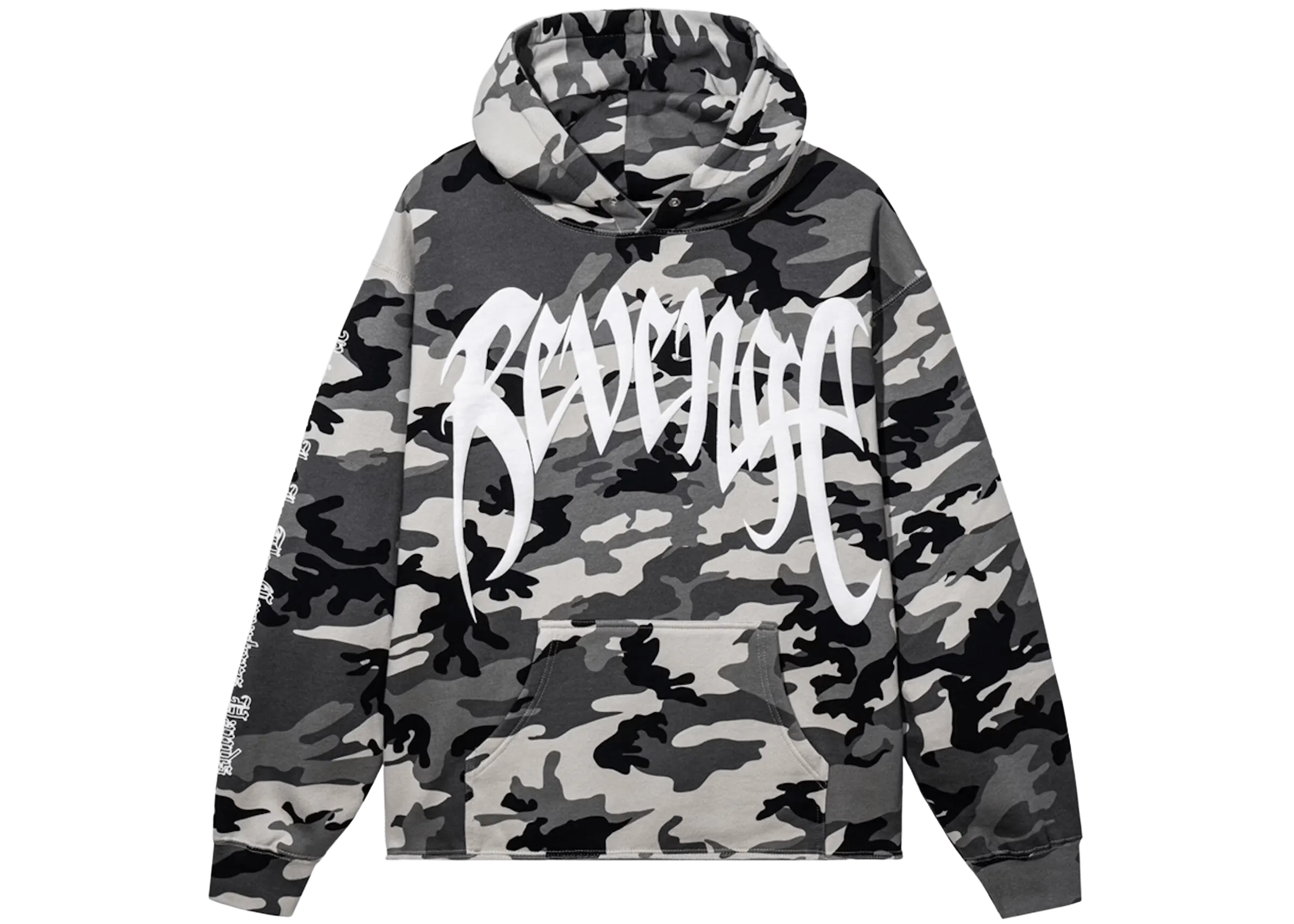 Revenge XXXTentacion Kill Hoodie Snow Camo