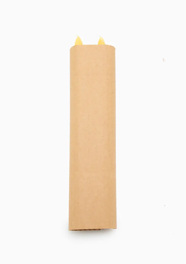 Rice Bran Taper Candles | Set of 2