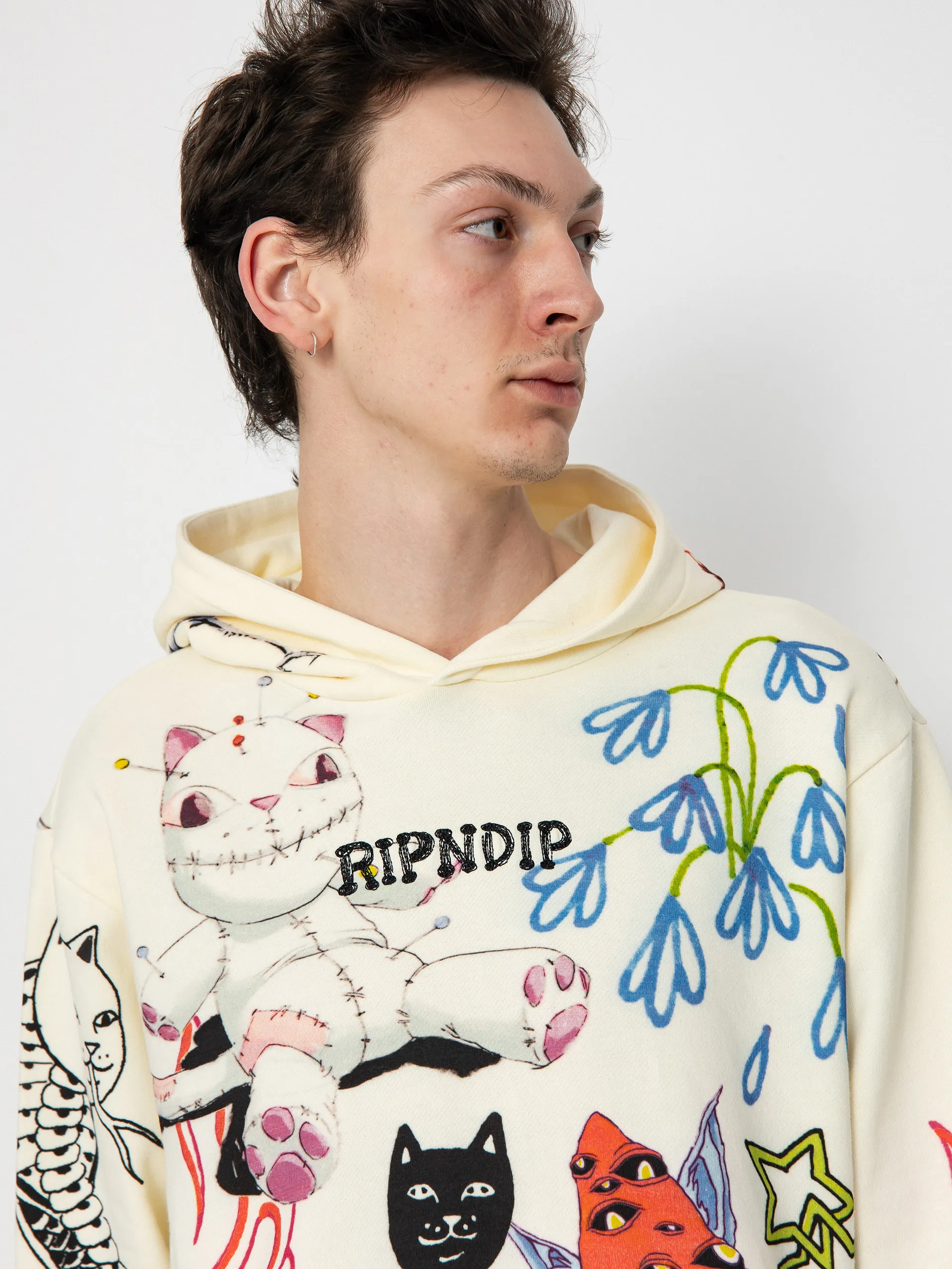 RipNDip Travis HD Hoodie (off white)