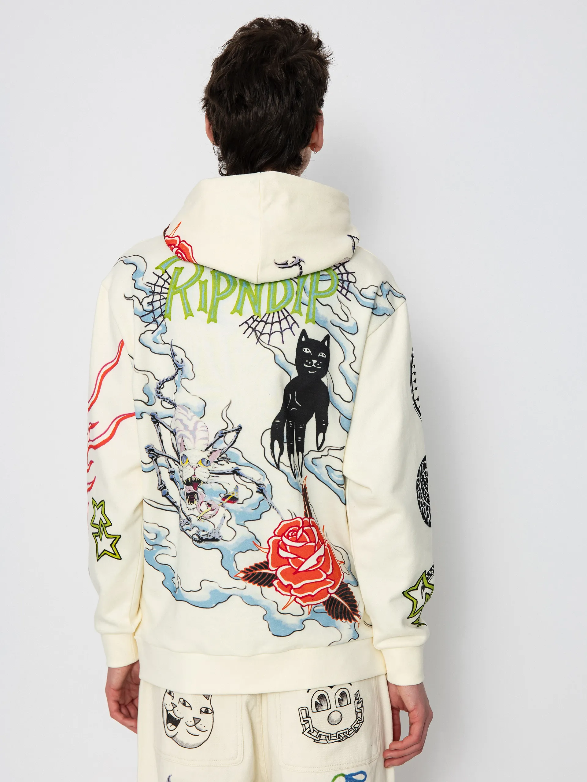 RipNDip Travis HD Hoodie (off white)