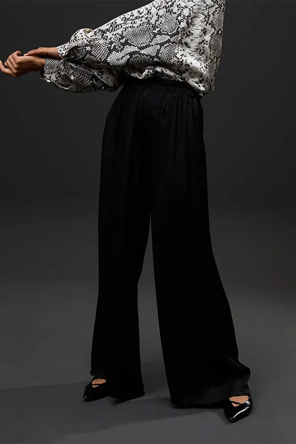 Rodier SATIN WIDE TROUSERS