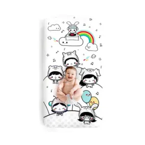 Rookie Humans Fitted Crib Sheet Organic: Party In My Crib