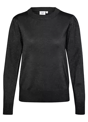 Saint Tropez Kila Long Sleeve Shimmer Pullover | Grattan