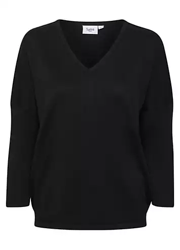 Saint Tropez Mila V-Neck Pullover | Grattan