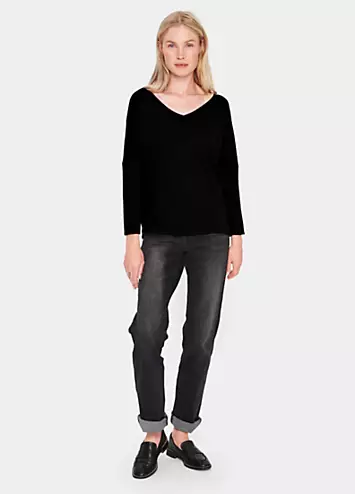 Saint Tropez Mila V-Neck Pullover | Grattan