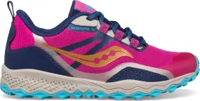 Saucony Kids' Peregrine 12 Shield (2022) Navy/Turq/Pink | Buy Saucony Kids' Peregrine 12 Shield (2022) Navy/Turq/Pink 