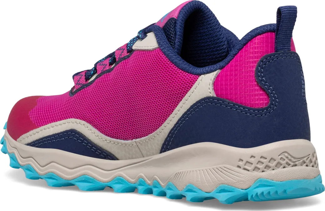 Saucony Kids' Peregrine 12 Shield (2022) Navy/Turq/Pink | Buy Saucony Kids' Peregrine 12 Shield (2022) Navy/Turq/Pink 