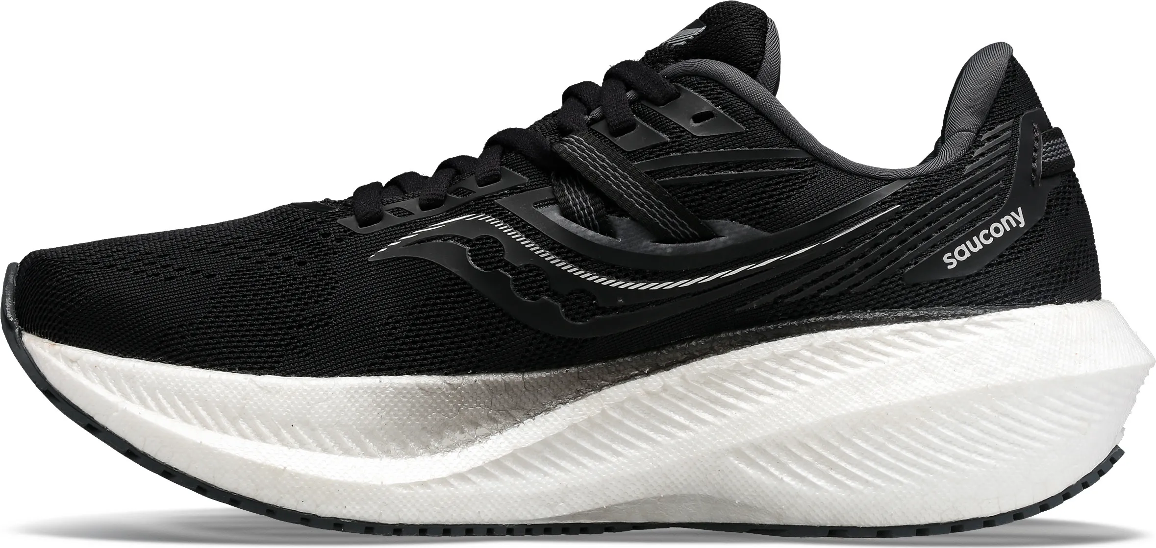 Saucony Men's Triumph 20 Wide Black | Buy Saucony Men's Triumph 20 Wide Black here | Outnorth